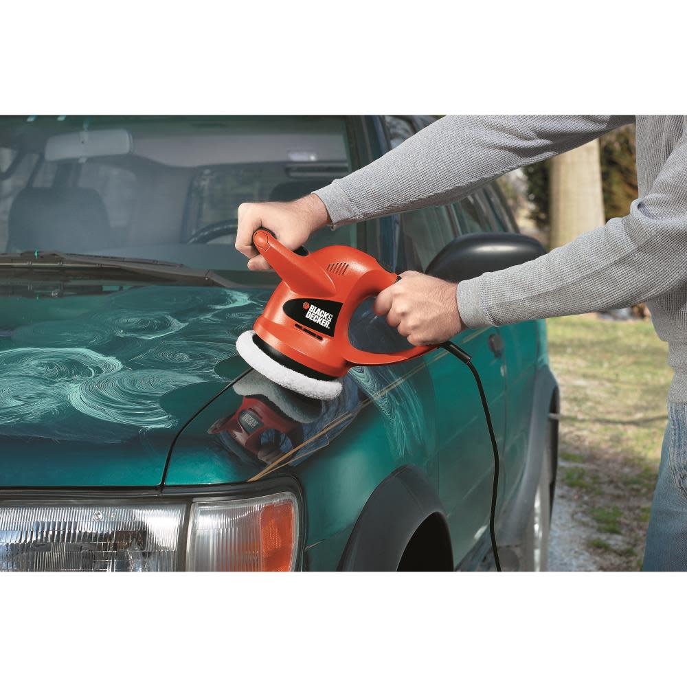 Black and Decker 6-in Random Orbit Waxer/Polisher - Ascmtools