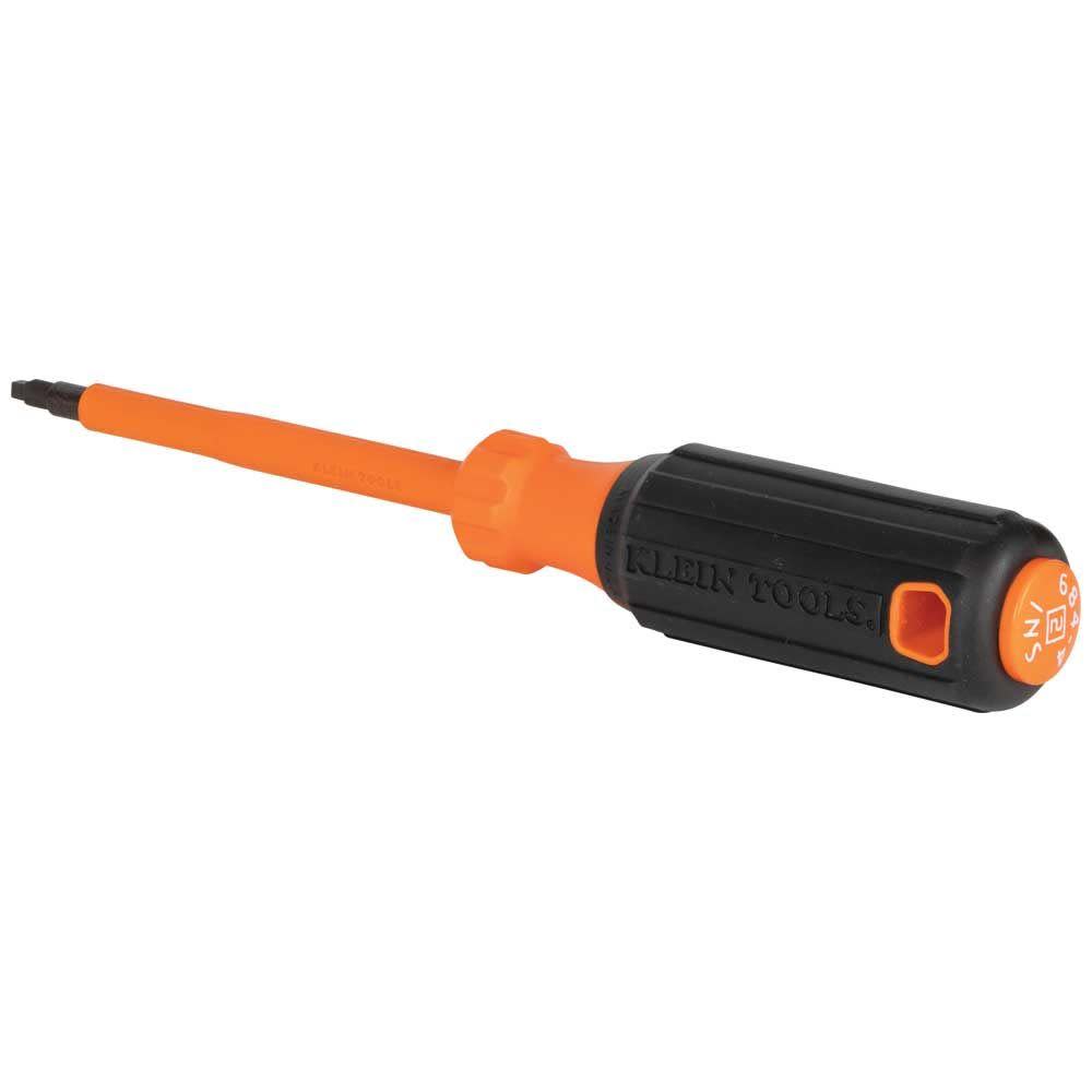 Klein Tools 4 in. Insulated Driver #2 Sq Tip - Ascmtools