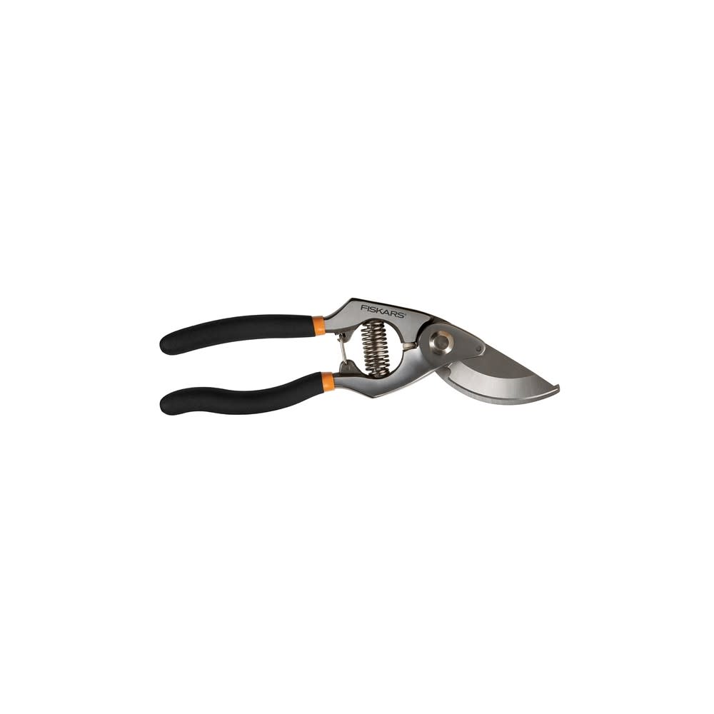 Fiskars Pruner 0.75″ Cut Forged Steel Non Slip Grip Bypass - Ascmtools