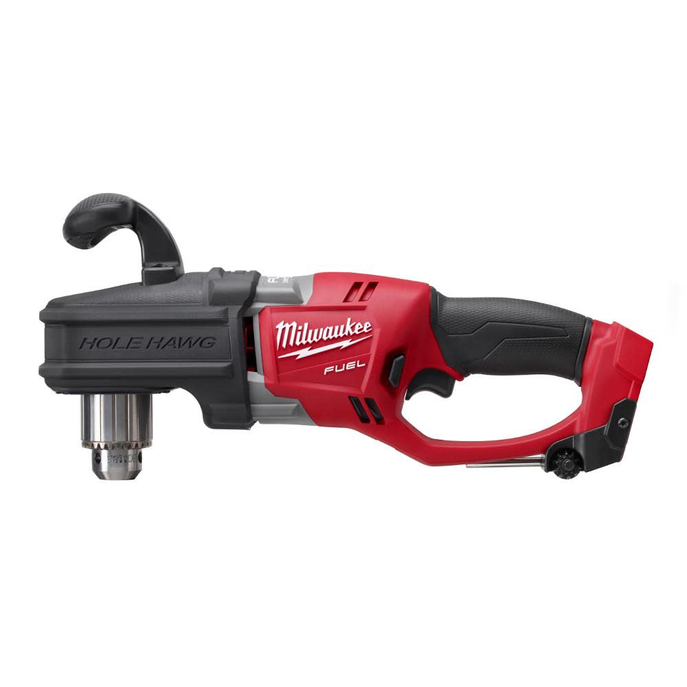 Milwaukee M18 FUEL Hole Hawg Right Angle Drill with 1/2In Keyed Chuck (Bare Tool) - Ascmtools