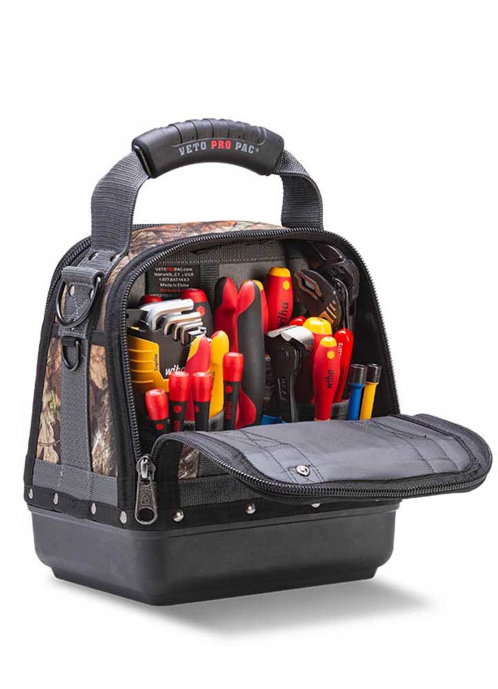 Veto Pro Pac Tool Bag Compact Service Tech Mossy Oak Camo - Ascmtools