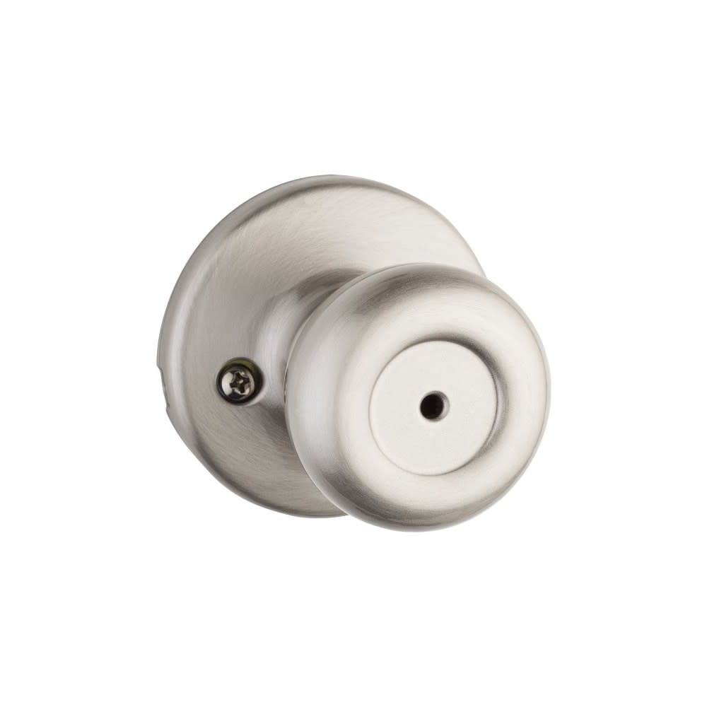 Kwikset Satin Nickel Bed/Bath Tylo Privacy Door Knob - Ascmtools