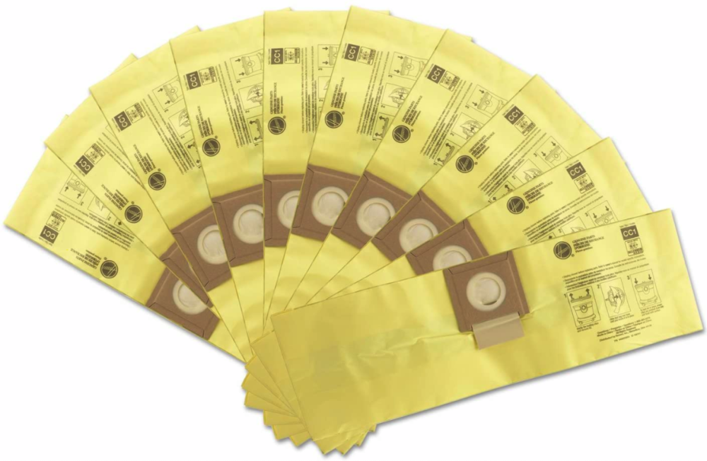 Hoover Commercial Vacuum Commercial Allergan Type CC1 Commercial Vacuum Bag 10 pack - Ascmtools