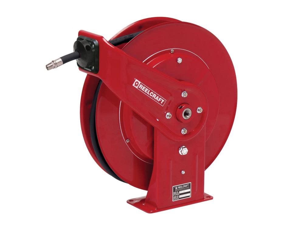 Reelcraft Fuel Hose Reel with Hose Steel Series 7000 3/4″ x 25′ - Ascmtools