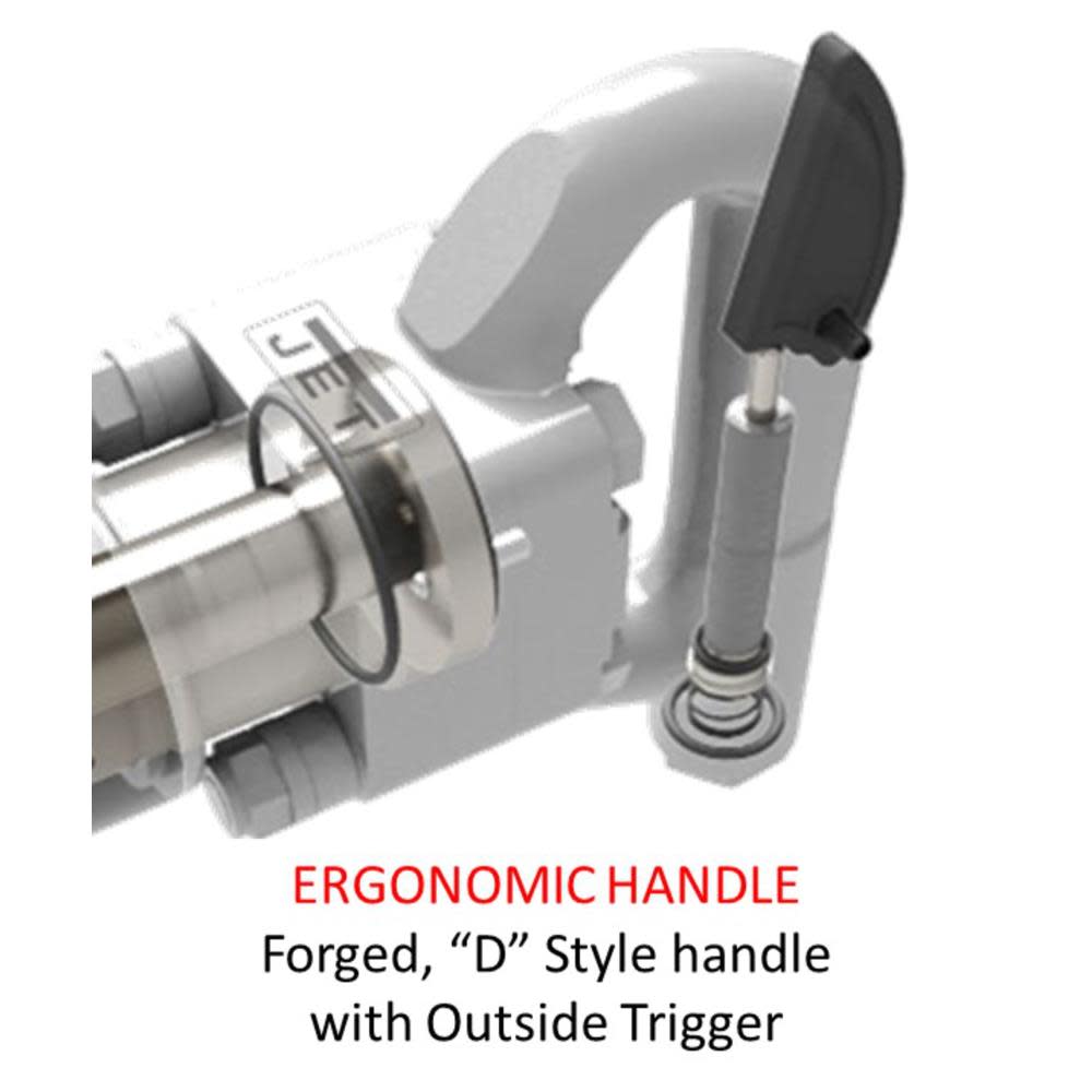 JET 3″ 4 Bolt Chipping Hammer Hex Shank - Ascmtools