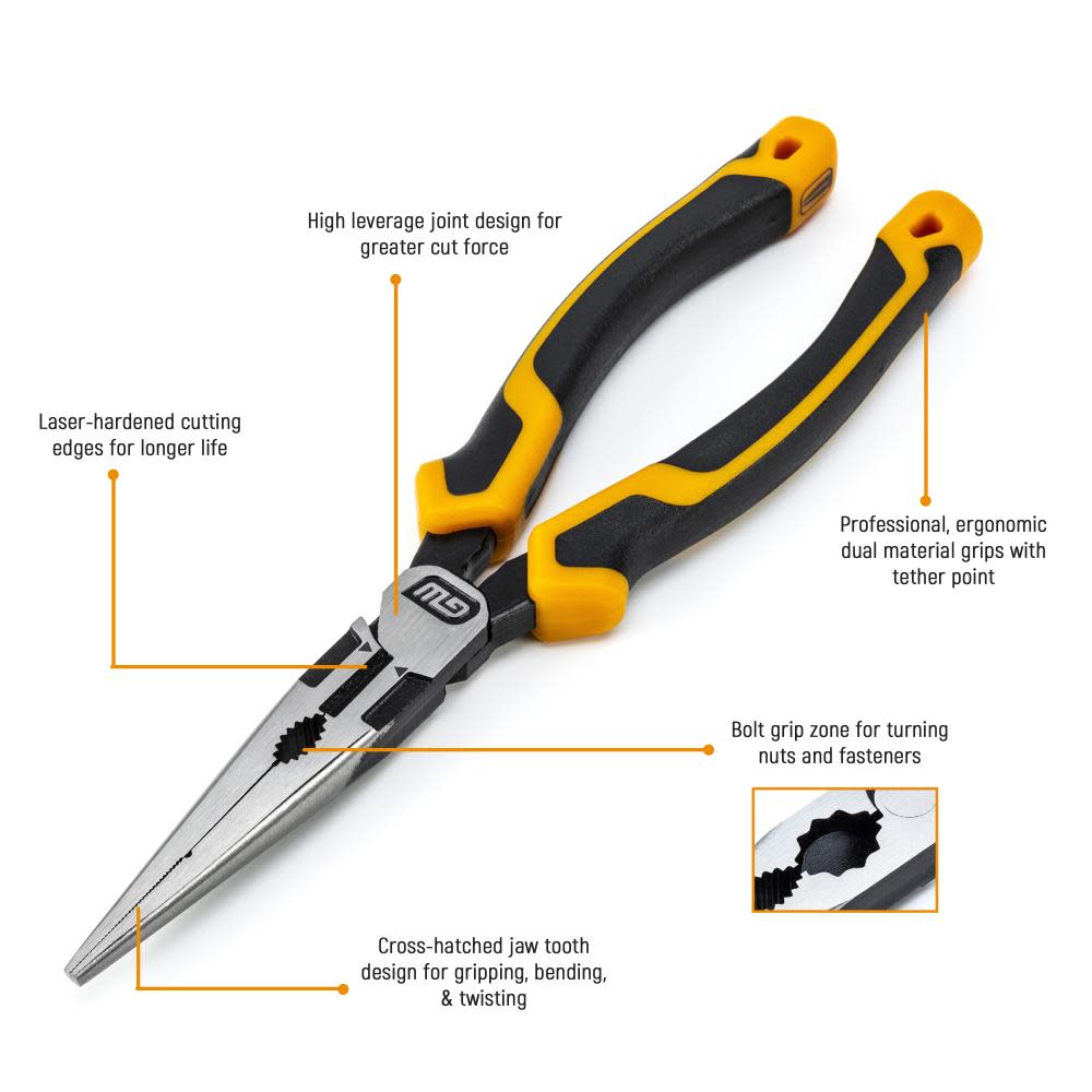 GEARWRENCH Pitbull Mixed Plier Set Dual Material 4pc - Ascmtools