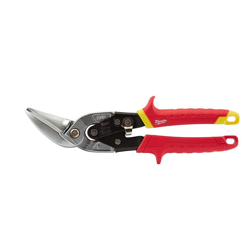 Milwaukee Straight Cut Offset Aviation Snips - Ascmtools