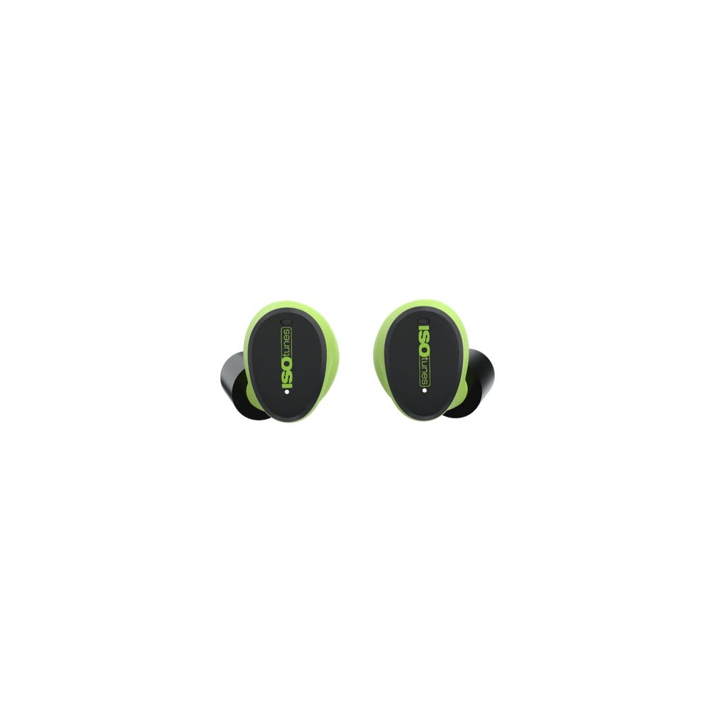 ISOtunes Haven Earbuds Bluetooth 25dB Safety Green - Ascmtools