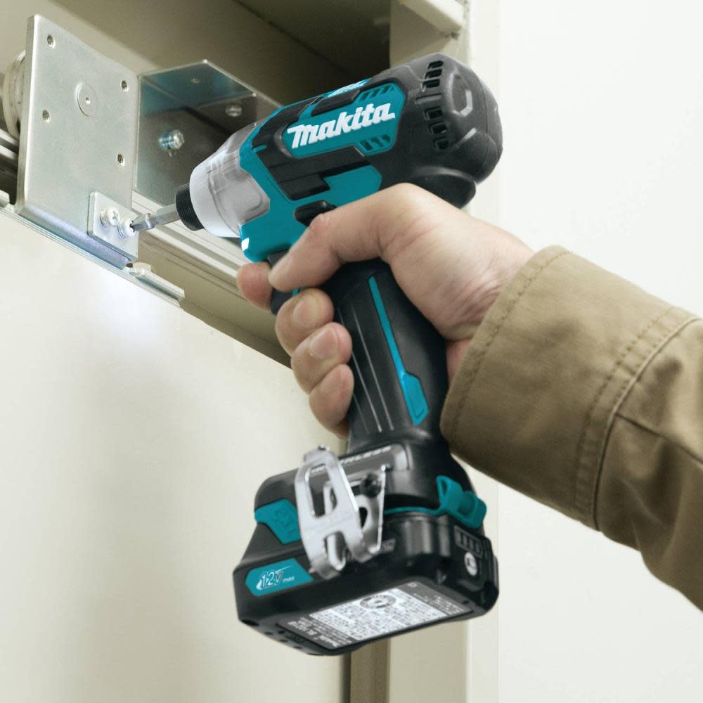 Makita 12 Volt Max CXT Lithium-Ion Brushless Cordless Impact Driver Kit 2.0 Ah - Ascmtools