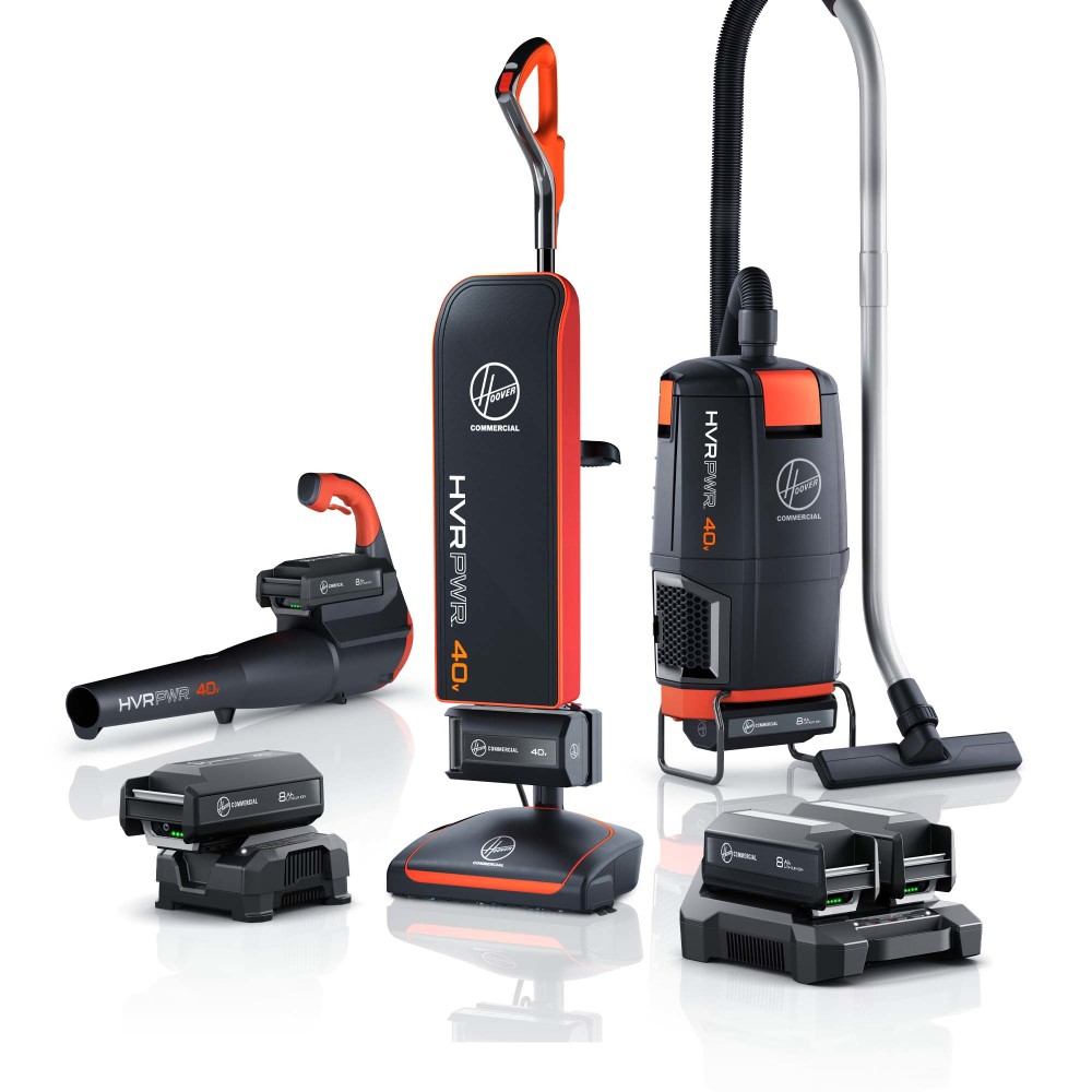 Hoover Commercial Vacuum 40V 8Ah Battery & Charger Bundle - Ascmtools