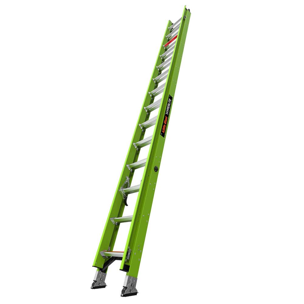 Little Giant Safety HyperLite 28 ft Type IAA Fiberglass Extension Ladder - Ascmtools