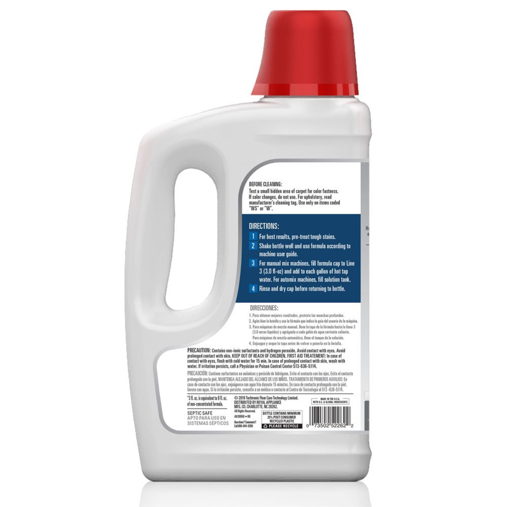 Hoover Residential Vacuum Oxy Carpet Cleaning Solution Deep Cleaning 50oz - Ascmtools
