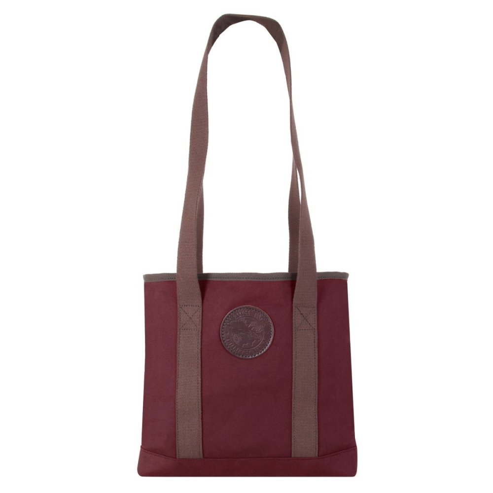 Duluth Pack 5 Liter Capacity Burgundy Long Handles Mini Tote - Ascmtools