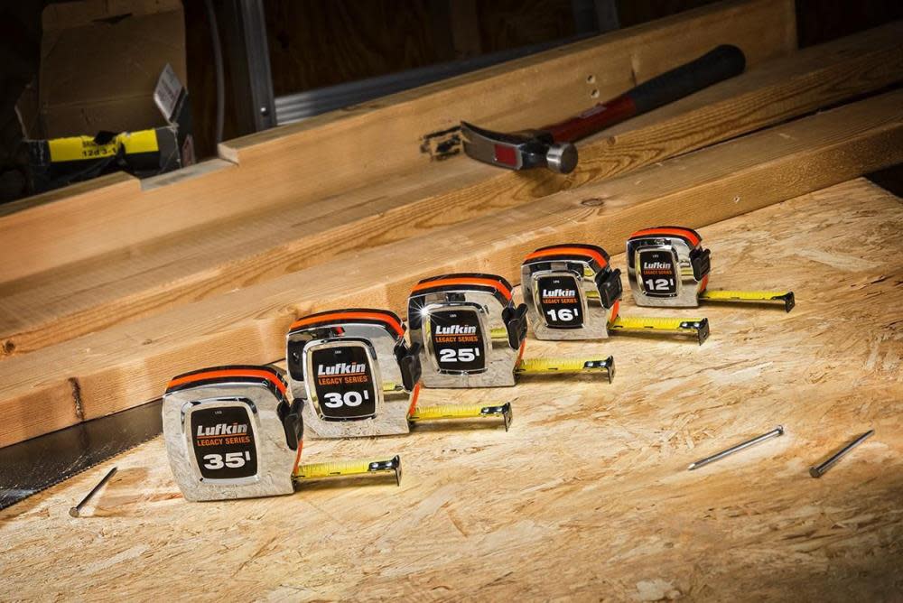 Crescent Lufkin Tape Measure 1 In. x 25 Ft. Chrome Legacy Series - Ascmtools