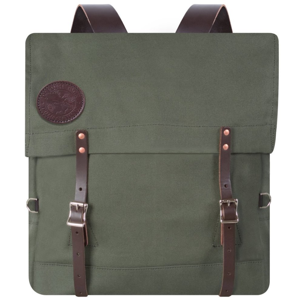 Duluth Pack 64 Liter Capacity Olive Drab Canvas Box Style Standard Food Pack - Ascmtools