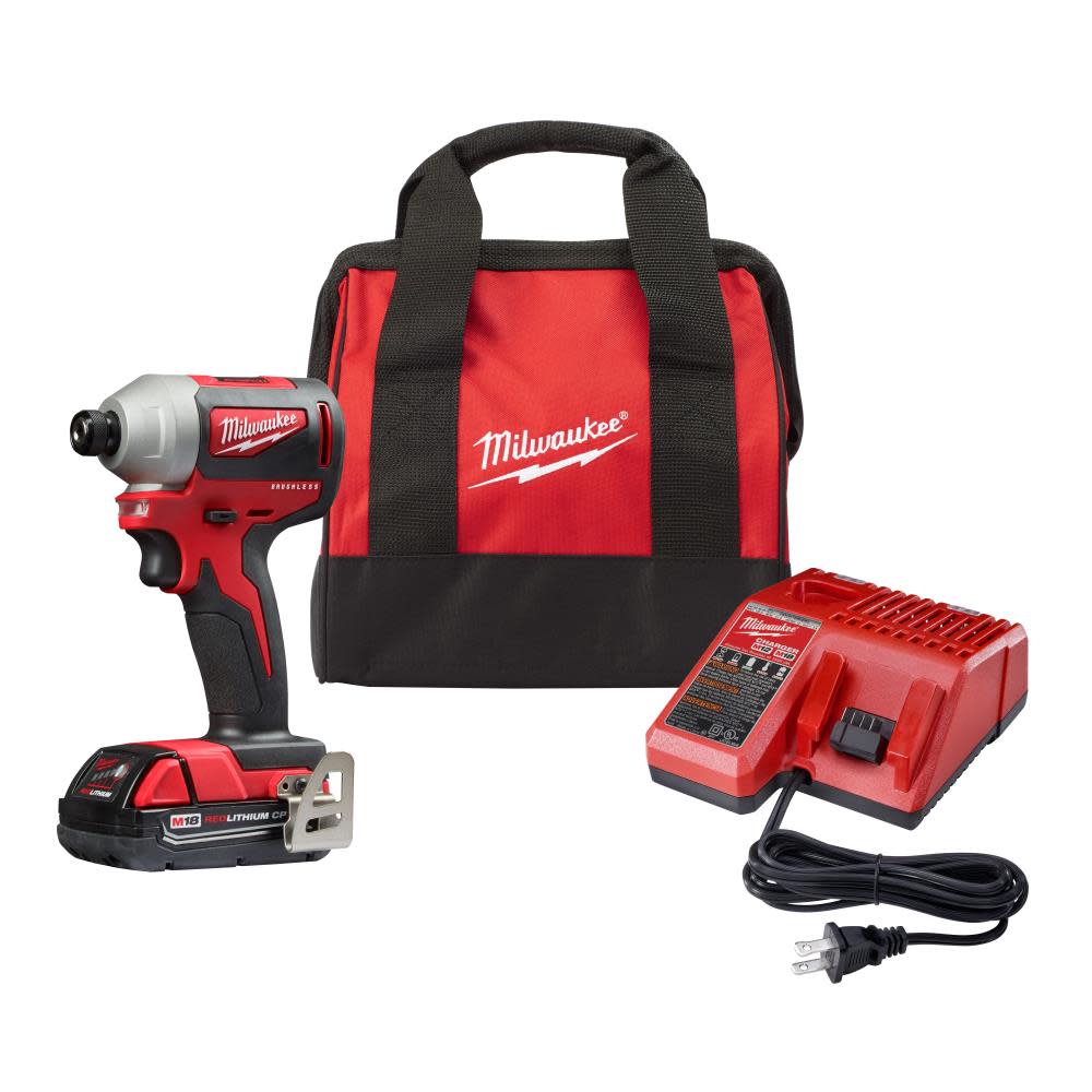 Milwaukee M18 1/4″ Hex Impact Driver Kit - Ascmtools