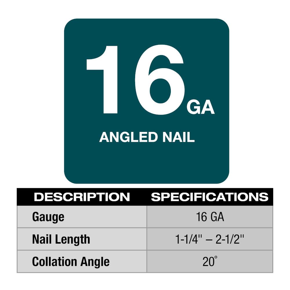 Milwaukee M18 FUEL 16 Gauge Angle Finish Nailer - Ascmtools