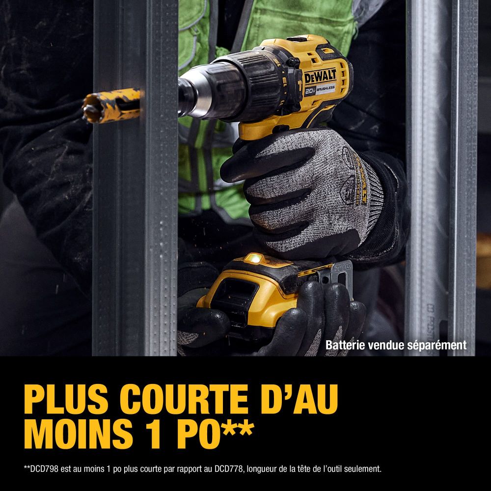 DEWALT 20V MAX 1/2″ Hammer Drill Cordless Bare Tool - Ascmtools