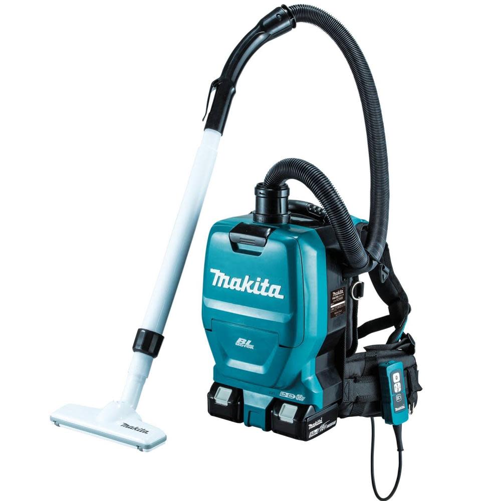 Makita 18V X2 LXT 36V 1/2 Gallon HEPA Backpack Dry Dust Extractor/Vacuum Kit - Ascmtools