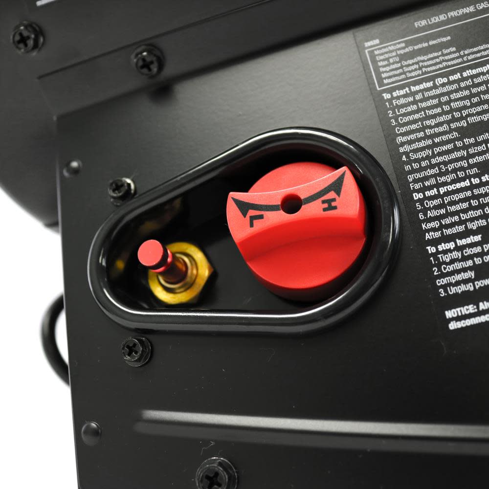 Mr Heater 170000 BTU Quiet Burner Technology Forced Air Propane Heater with Thermostat - Ascmtools