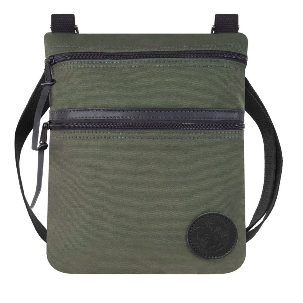 Duluth Pack 4 Liter Capacity Olive Drab Traverse Crossbody Bag - Ascmtools