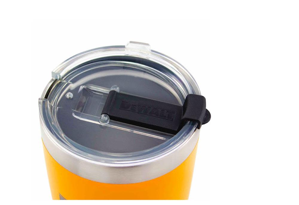 DEWALT 30 Oz. Yellow Powder Coated Tumbler - Ascmtools