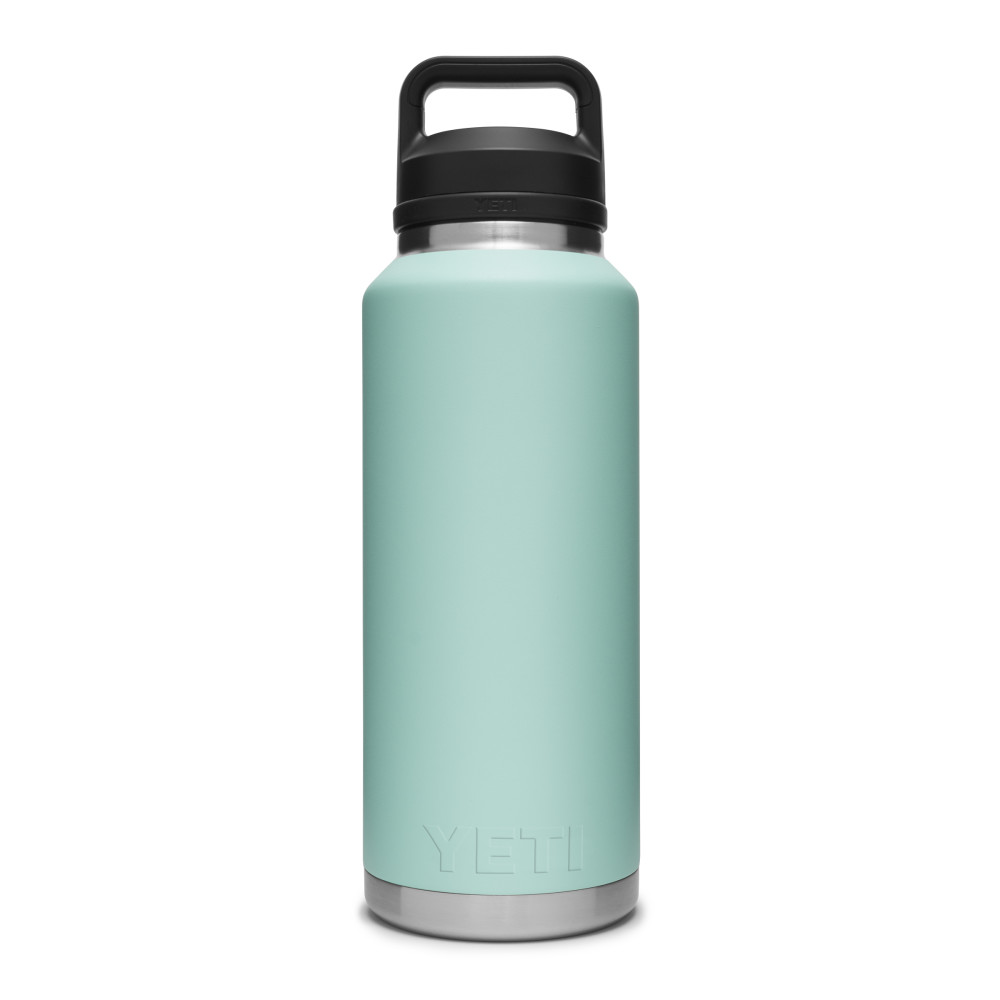 Yeti Rambler Bottle with Chug Cap 46oz Seafoam - Ascmtools