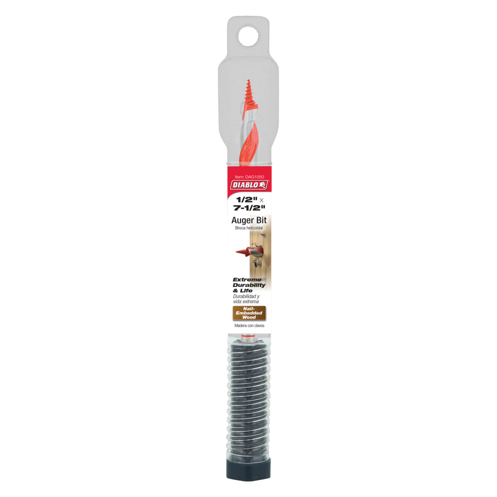 Diablo Tools 1/2″ x 7-1/2″ Auger Bit - Ascmtools