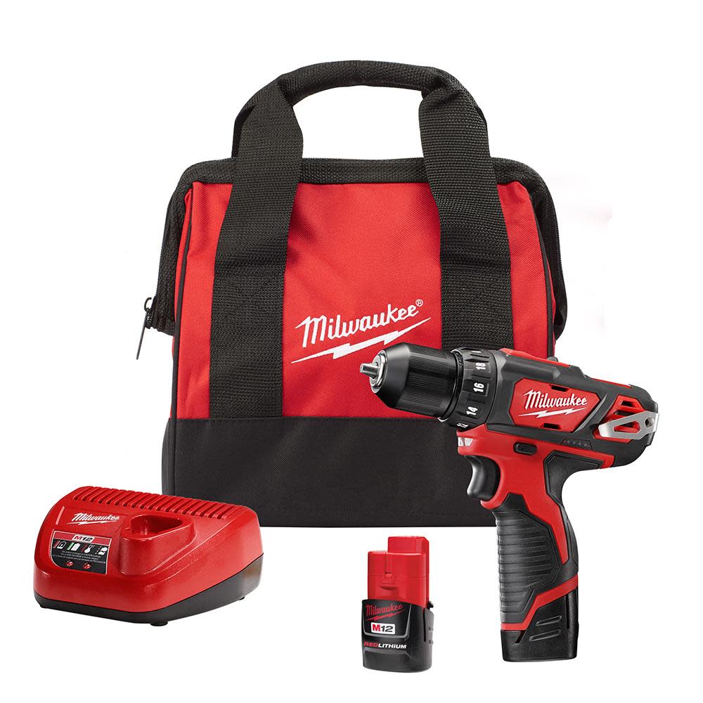 Milwaukee M12 3/8 in. Drill/Driver Kit - Ascmtools