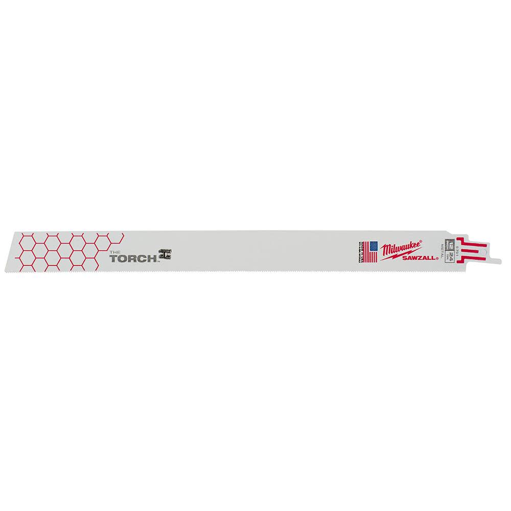 Milwaukee 12 in. 24 TPI THE TORCH SAWZALL Blades 5PK - Ascmtools
