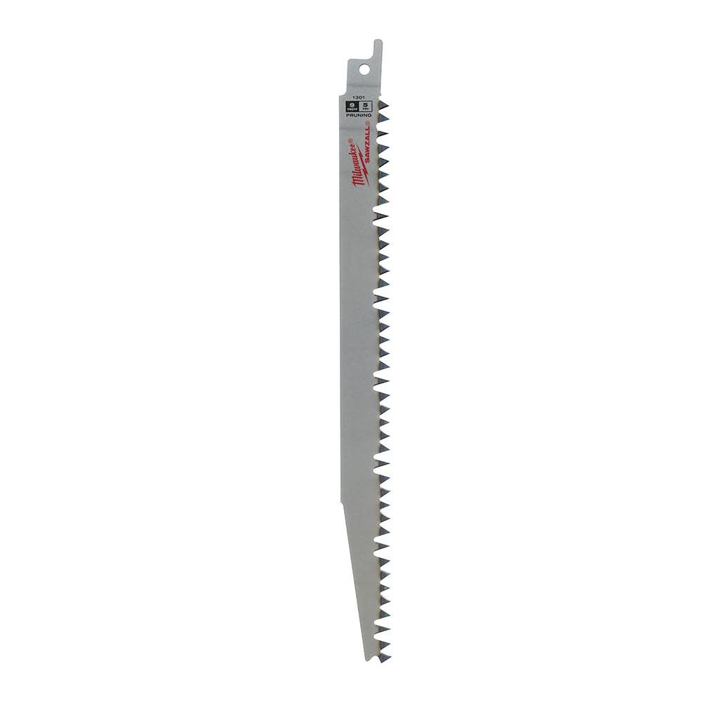 Milwaukee 9 in. 5 TPI Pruning SAWZALL Blades 5PK - Ascmtools