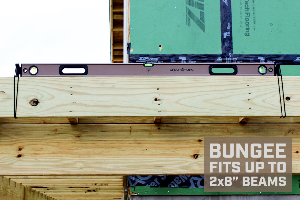 Spec Ops Tools Magnetic Box Beam Level with Bungee 48″ - Ascmtools