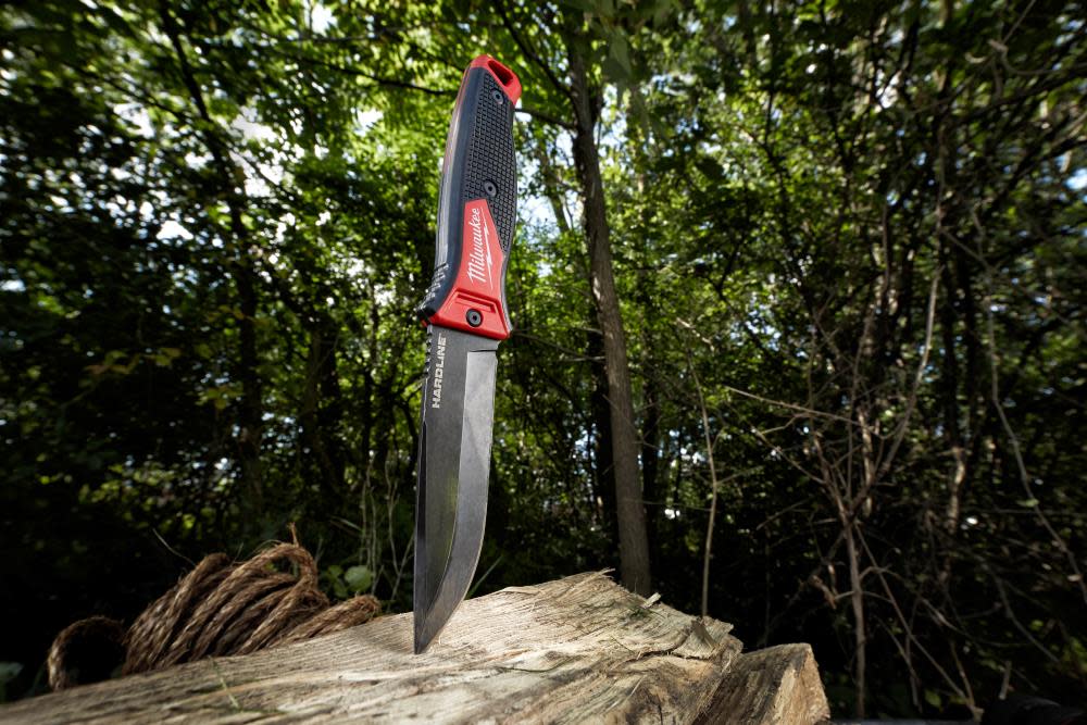 Milwaukee 5 in. HARDLINE Fixed Blade Knife (Boxed) - Ascmtools