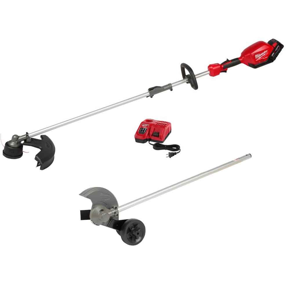 Milwaukee M18 FUEL String Trimmer with QUIK-LOK Edger Attachment - Ascmtools