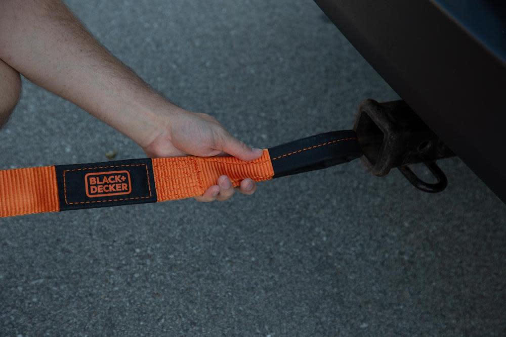 Black and Decker Recovery Strap 2″ x 20′ Medium Duty 9000 LB Break Strength - Ascmtools