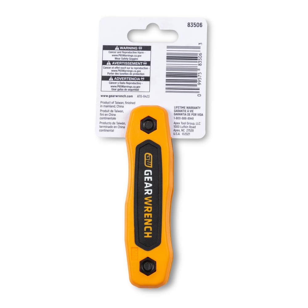 GEARWRENCH Metric Folding Hex Key Set 8pc - Ascmtools