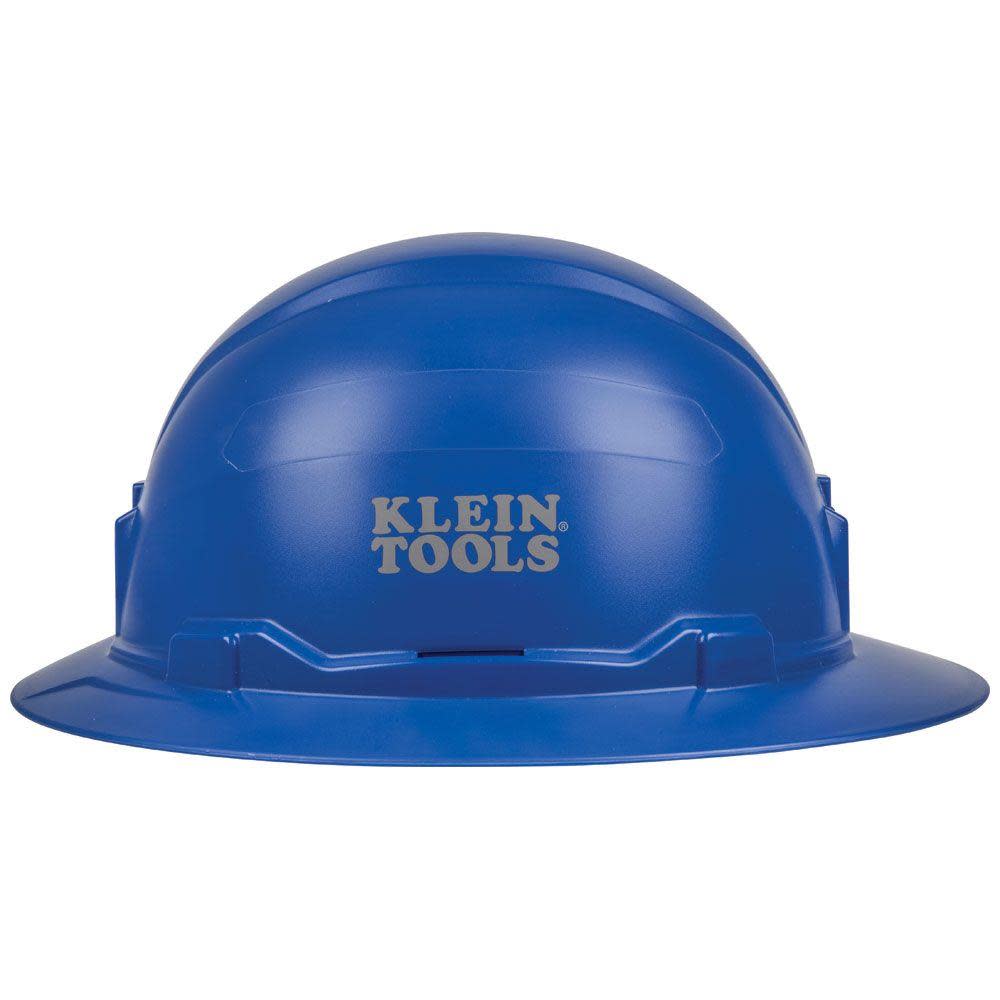 Klein Tools Hard Hat Non-vented Full Brim Blue - Ascmtools