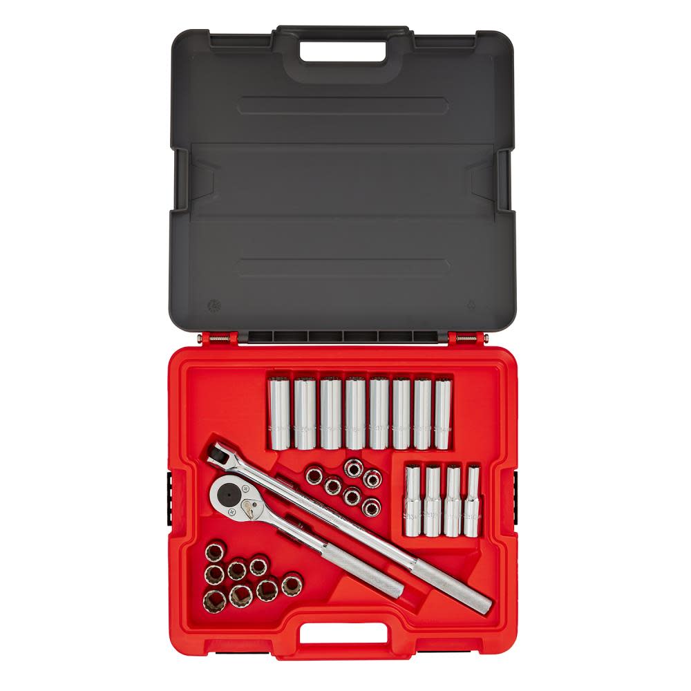 Proto Socket Set 1/2 DR 30pc MM 12pt - Ascmtools