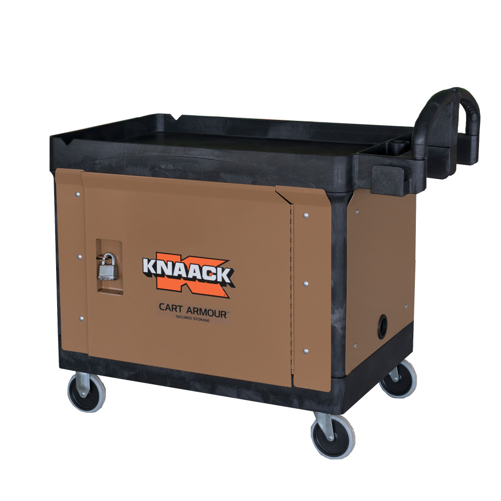 Knaack Cart Armour Mobile Cart Security Paneling Rubbermaid Utility Cart #4520-88 - Ascmtools