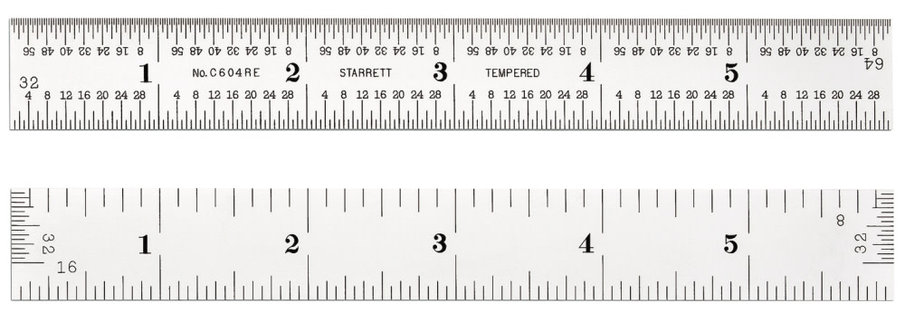 Starrett 605 Series Steel Rule 6″ - Ascmtools