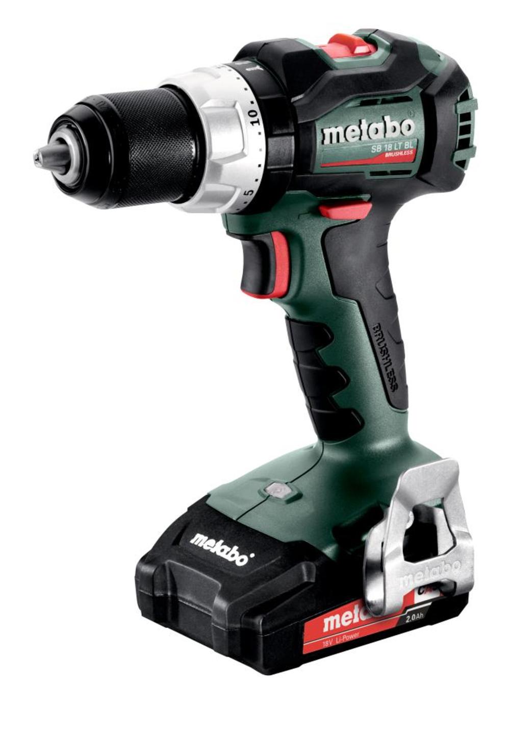 Metabo 18V SB 18 LT BL 2.0 Brushless Cordless Hammer Drill 2.0Ah Kit - Ascmtools