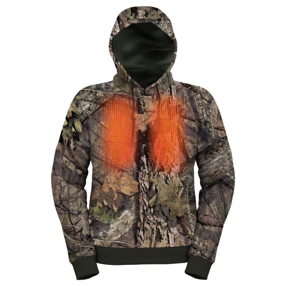 Mobile Warming Phase Heated Hoodie Sweatshirt 12 Volt Mens MO Country 2XL - Ascmtools