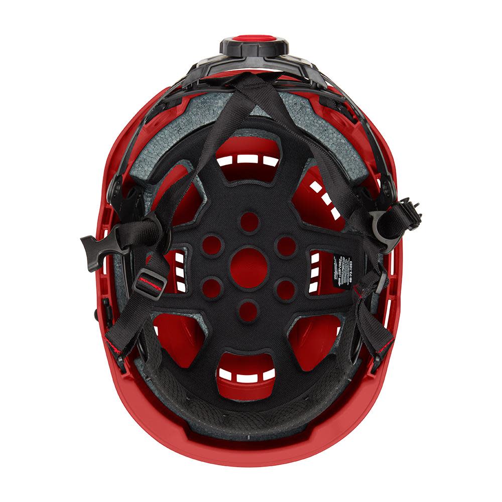 Milwaukee Red Vented Helmet with BOLT Class C - Ascmtools