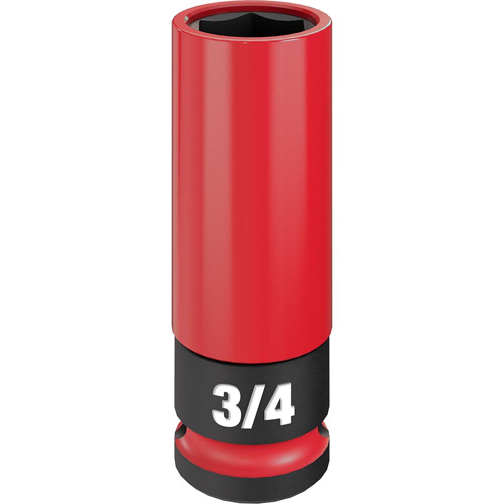 Milwaukee SHOCKWAVE Impact Duty Socket 1/2 Drive 3/4″ SAE Lug Nut Wheel - Ascmtools