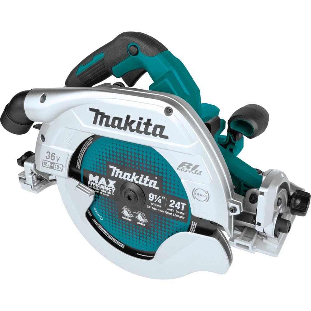 Makita 18V X2 LXT 36V 9 1/4 Circular Saw with Guide Rail Compatible Base Bare Tool - Ascmtools