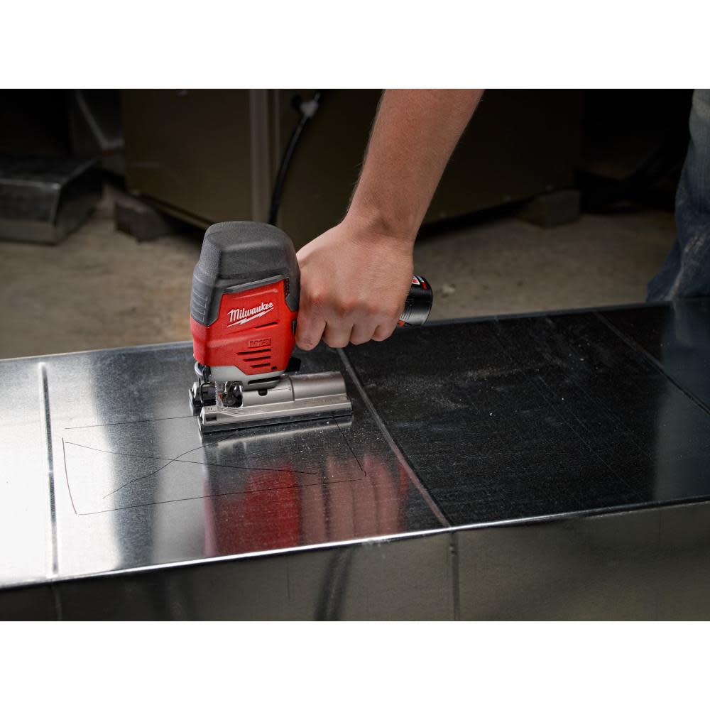 Milwaukee M12 Cordless High Performance Jig Saw Kit - Ascmtools