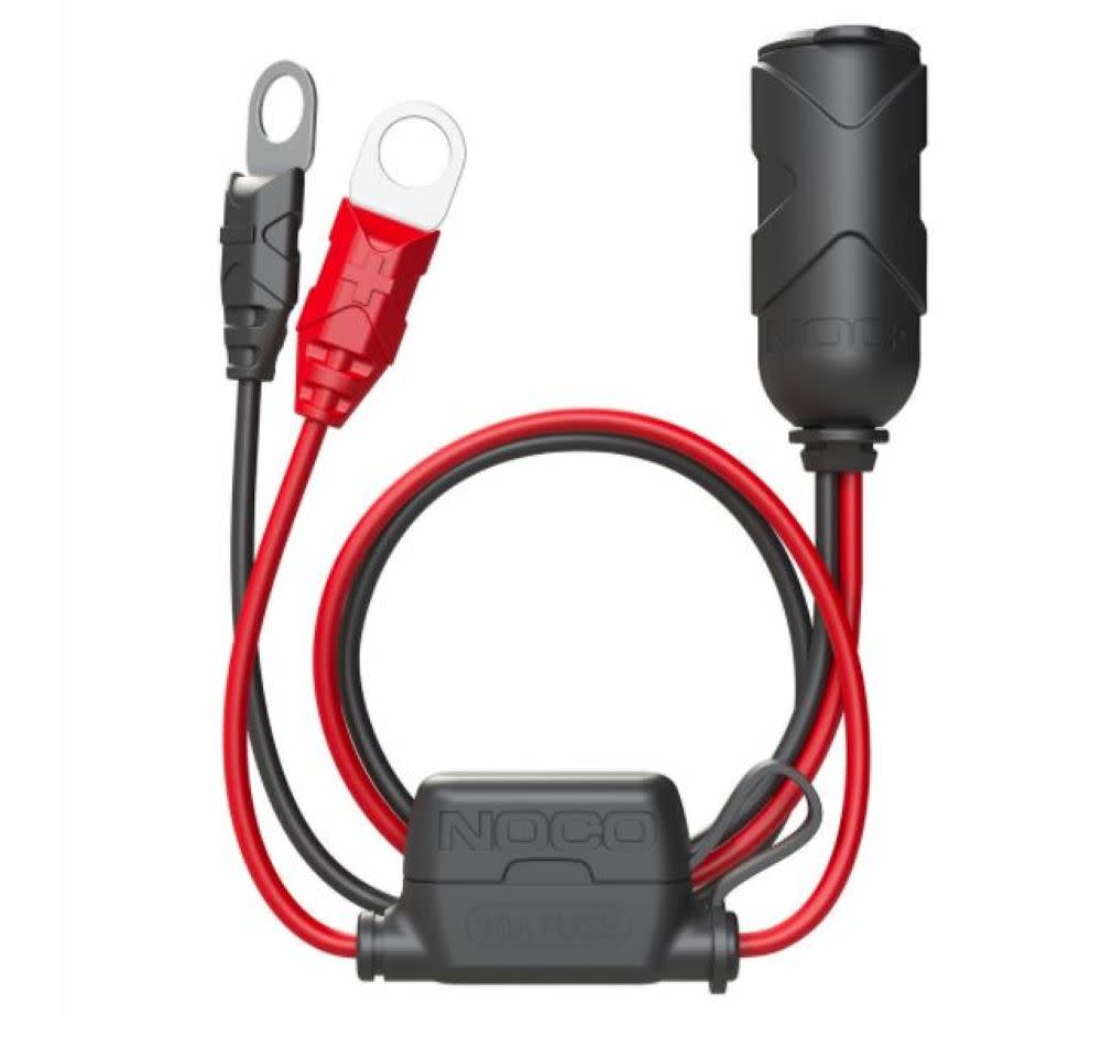 Noco 12V 15A Adapter Plug with 3/8″ Eyelet Terminals - Ascmtools