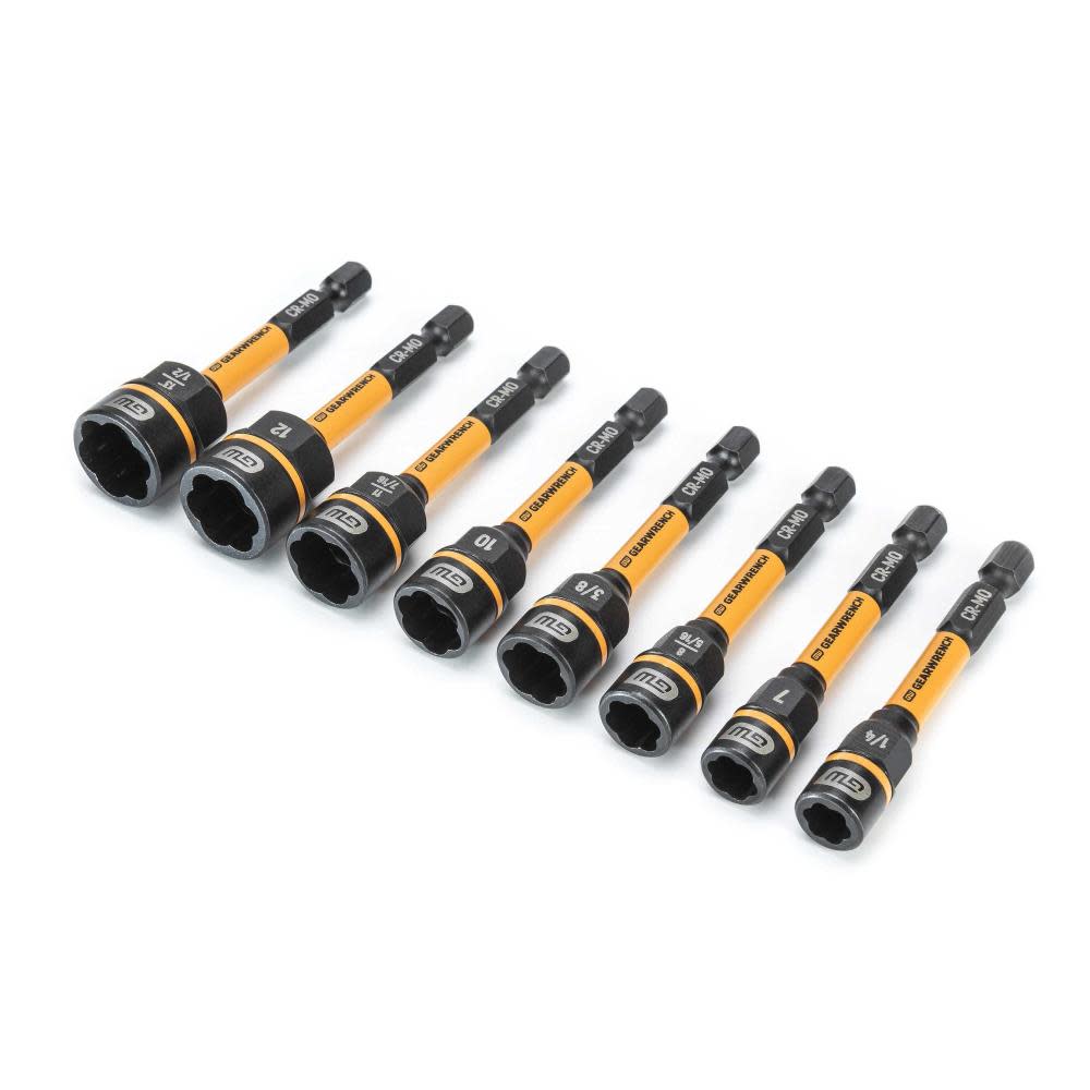 GEARWRENCH Bolt Biter Nut Extractor & Driver Set 8pc - Ascmtools