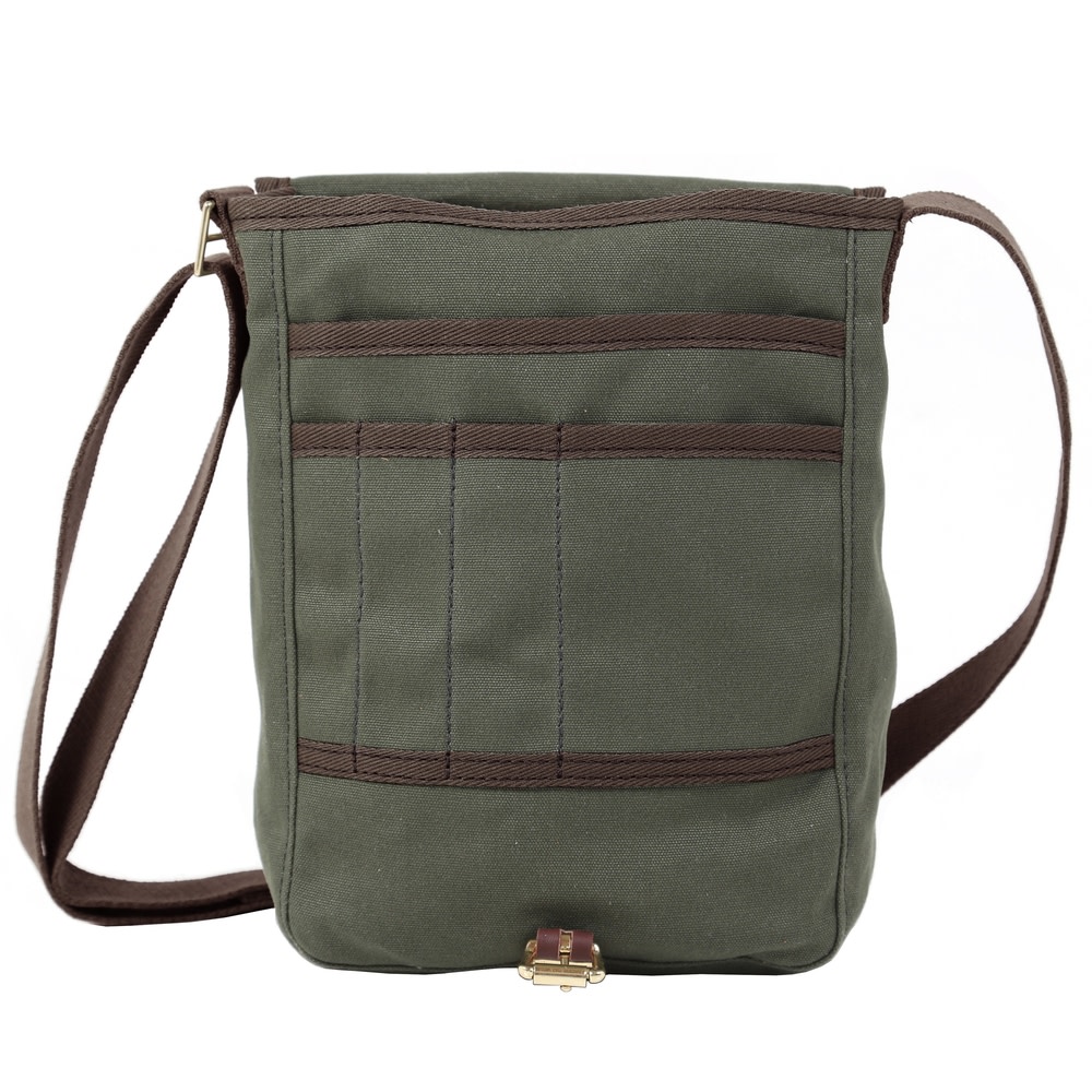 Duluth Pack Haversack with Leather Trim – Grey - Ascmtools