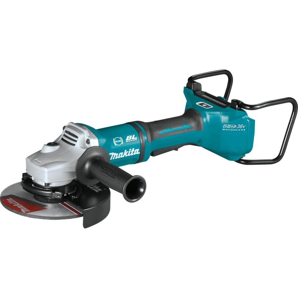 Makita 18V X2 LXT 36V 7″ Cut-Off/Angle Grinder with Electric Brake & AWS Bare Tool - Ascmtools